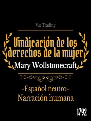cover image of Vindicación de los derechos de la mujer
